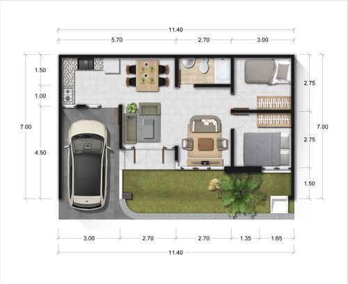 Layout Tipe GN1.57/91